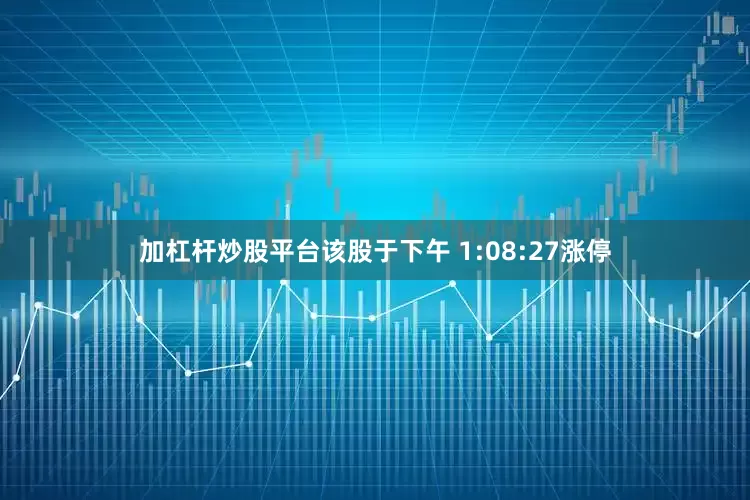 加杠杆炒股平台该股于下午 1:08:27涨停